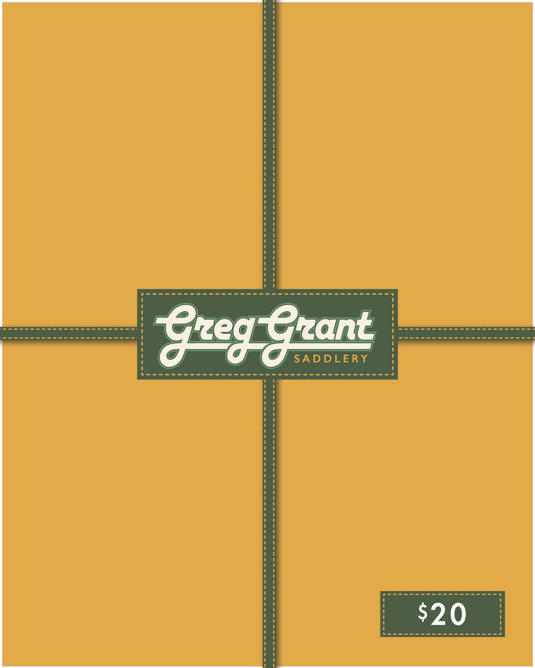 Greg Grant Gift Card – Greg Grant Saddlery