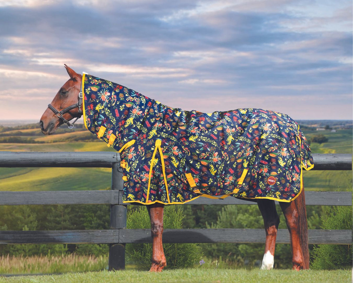 kozy-1200d-nylon-horse-rug-combo-native-flowers-horse-winter-rugs