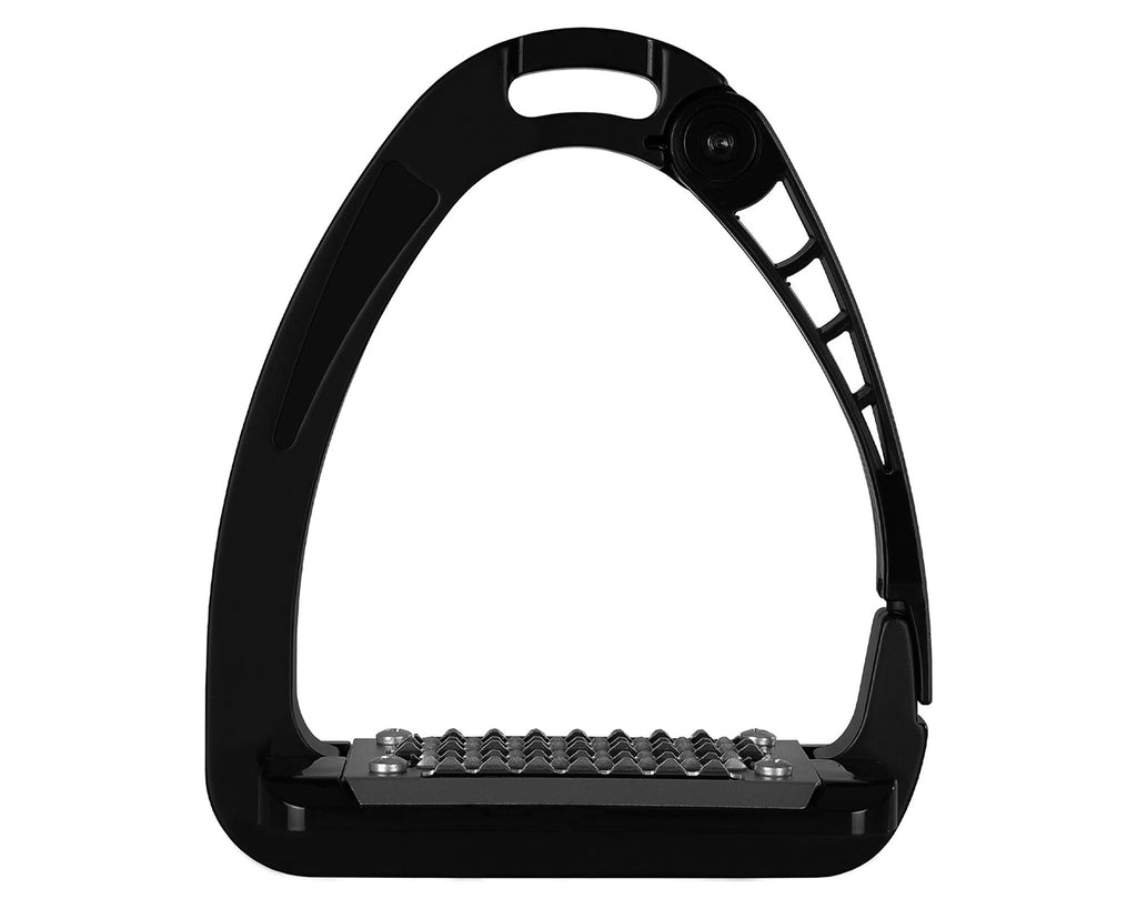 Acavallo Arena Alupro Safety Aluminium Stirrups - Black