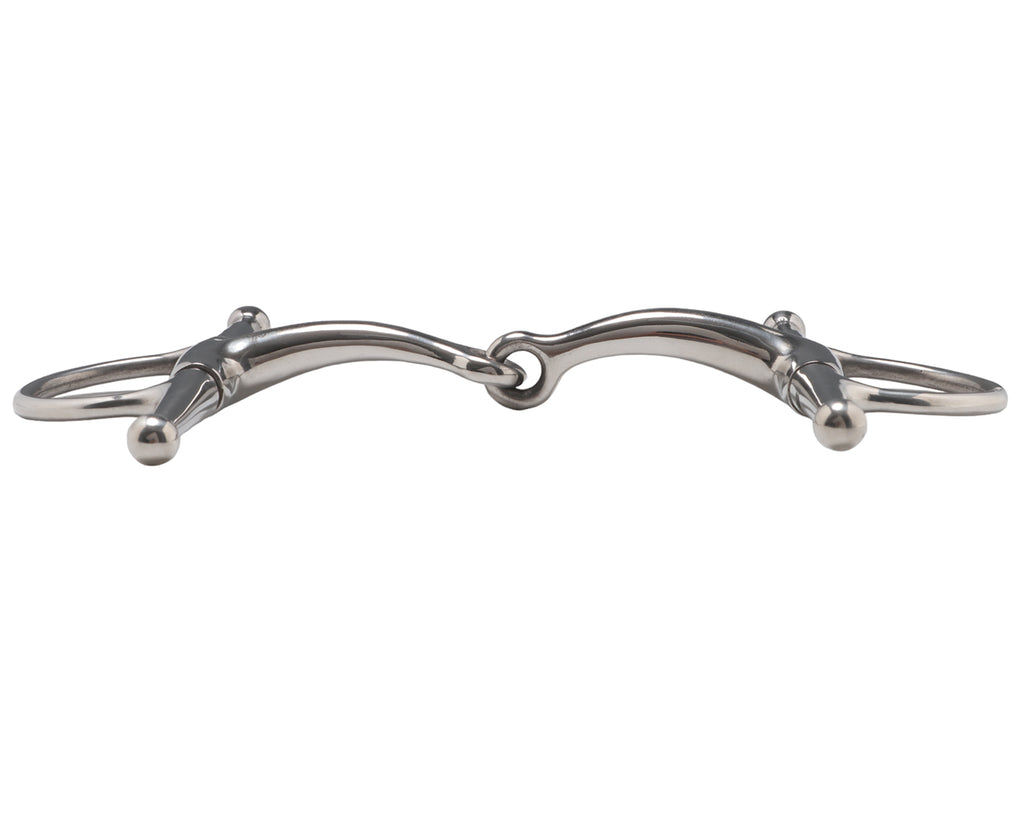 Curved Full Cheek Snaffle Bit