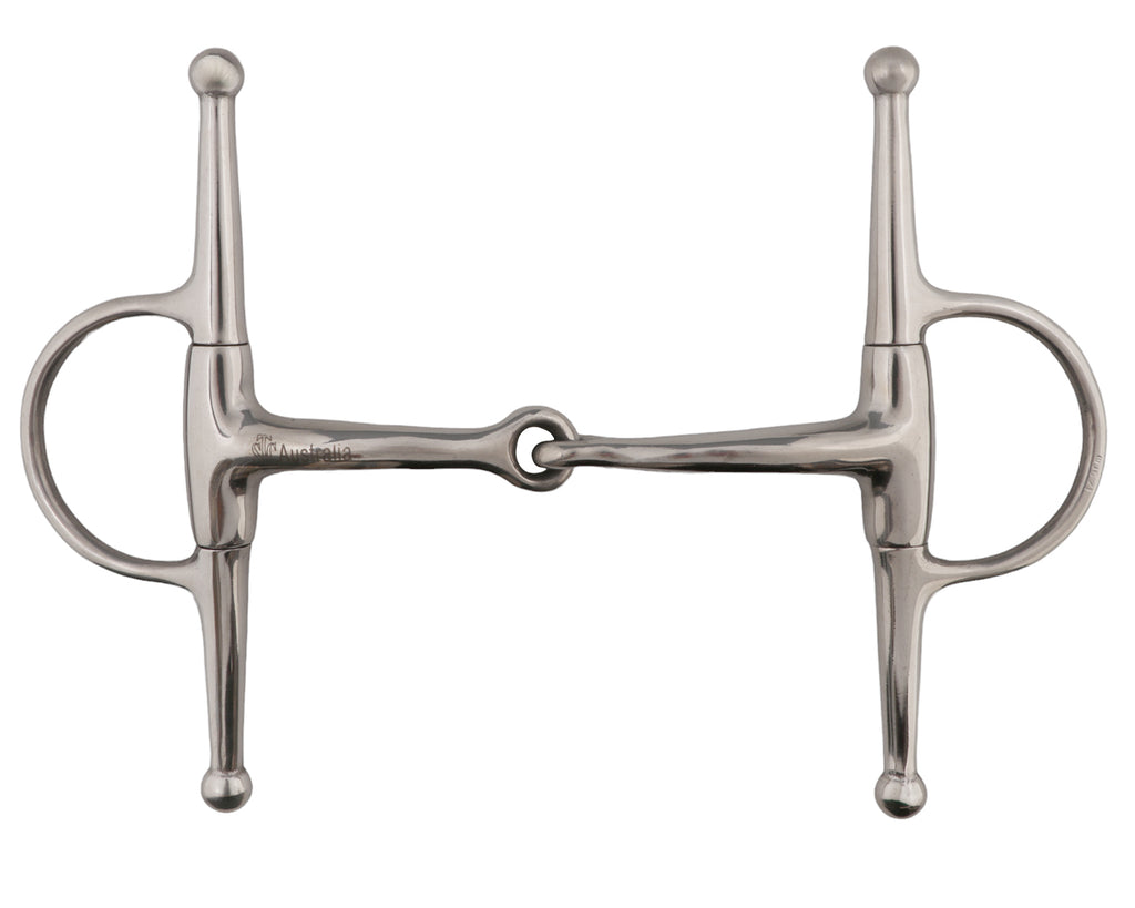 Curved Full Cheek Snaffle Bit