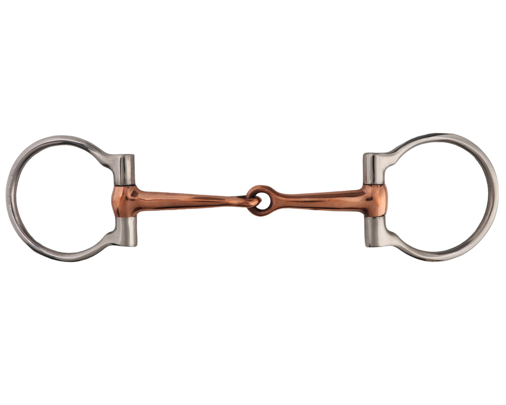 California Snaffle Bit w/Copper Mouth