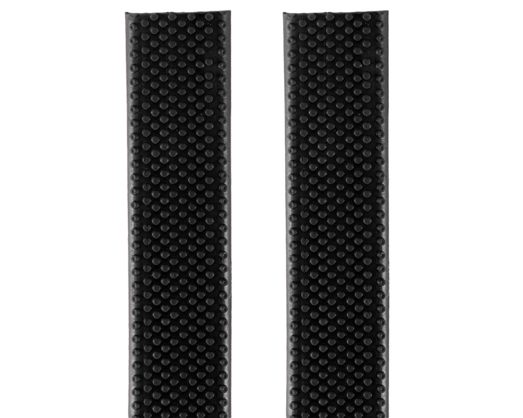 Rubber Rein Grips w/Small Pimple Grip - 3/4" in Black