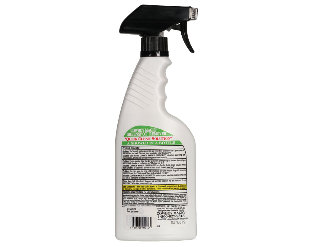 Cowboy Magic Green Spot Remover Waterless Shampoo - 473mL