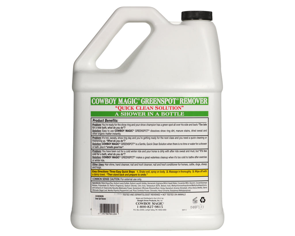 Cowboy Magic Green Spot Remover Waterless Shampoo - 3.785L