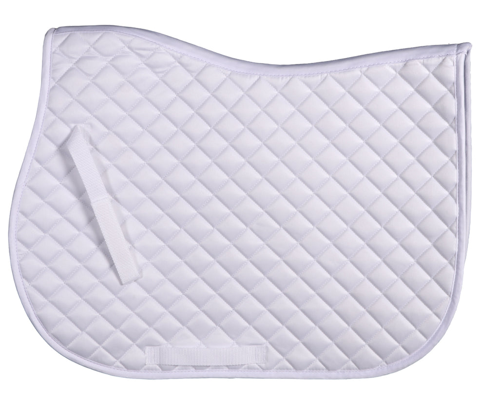 Showmaster General Purpose/Jump Saddle Pad - White