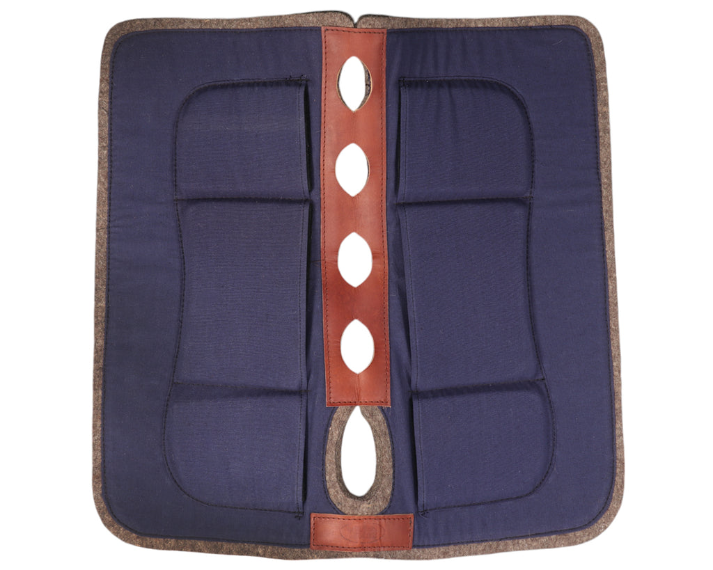 Fort Worth Canvas Shim Pad With Spine - Navy 30" x 30"