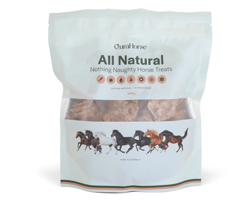 CuraHorse All Natural Nothing Naughty Horse Treats - 400g