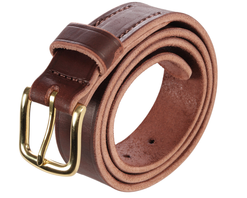 Boss Cocky Saddlers Belt 32mm - Brown Leather