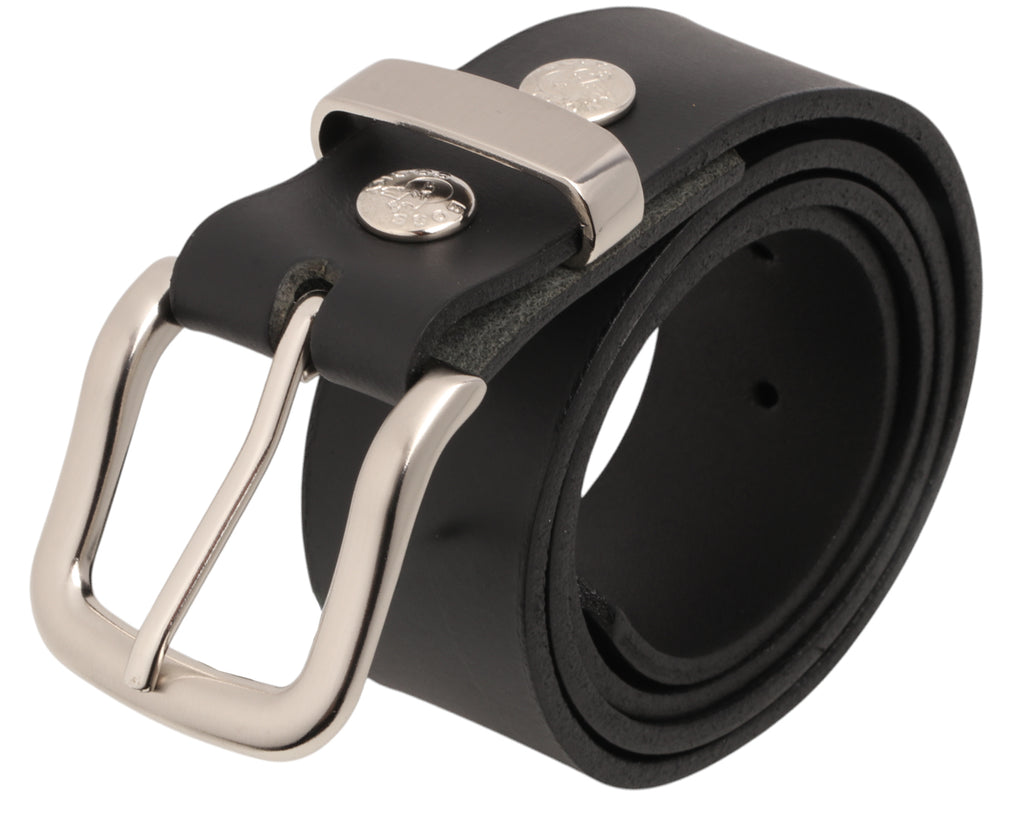 Boss Cocky Asher Belt 40mm - Black Leather