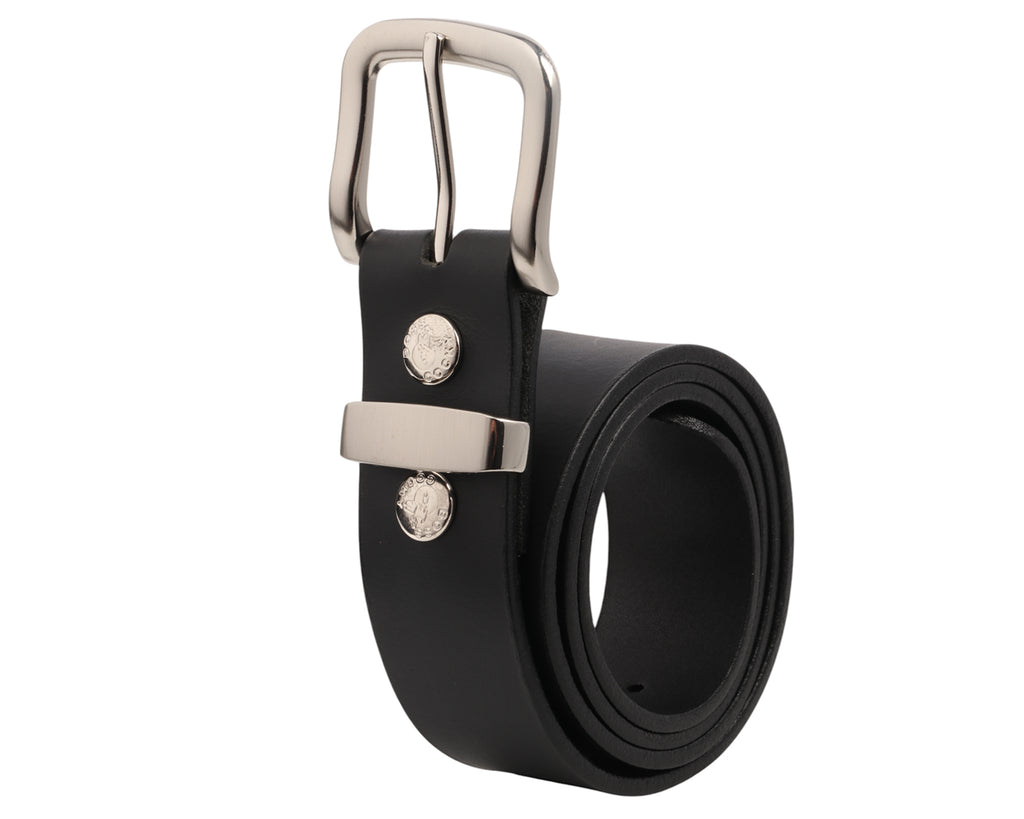 Boss Cocky Asher Belt 40mm - Black Leather