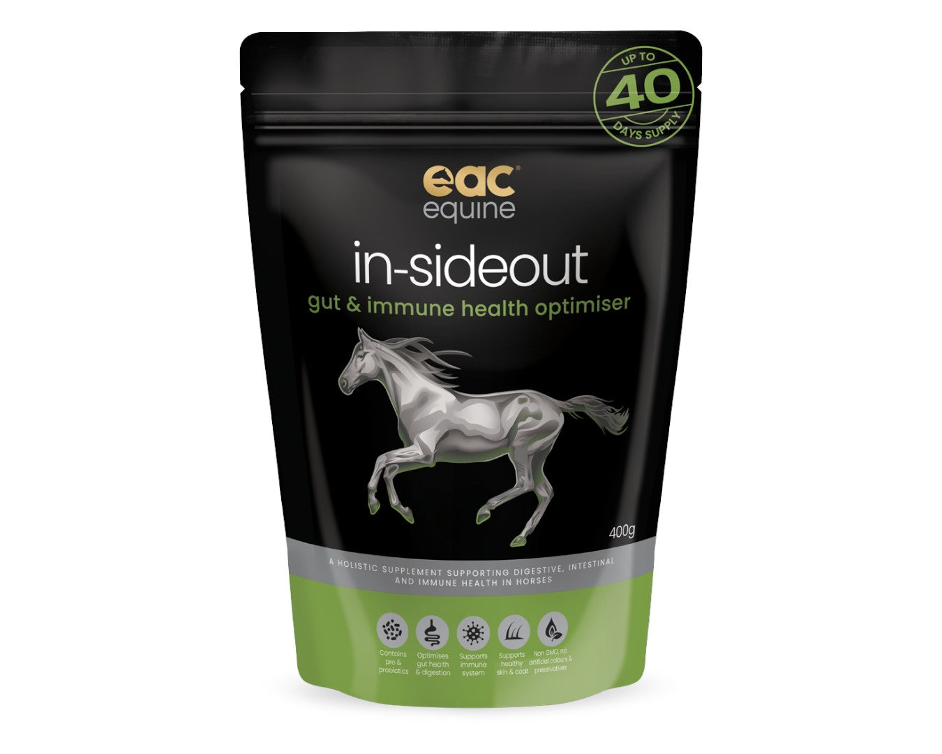 IN-SIDEOUT Horse-Gut & Immune Health Optimiser - 400g