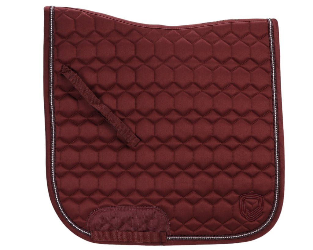 Equipad Recycled Dressage Saddle Pad - Cherry