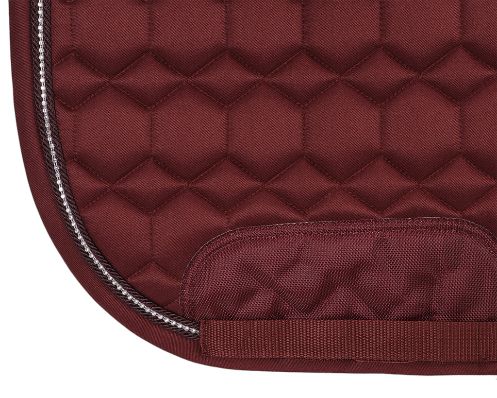 Equipad Recycled Dressage Saddle Pad - Cherry