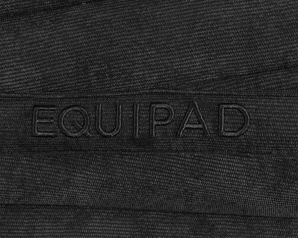 Equipad Corduroy Dressage Saddle Pad - Black