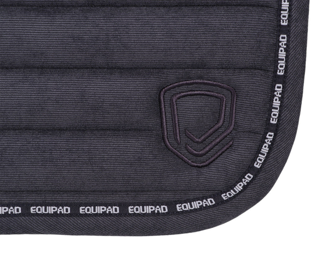 Equipad Corduroy Dressage Saddle Pad - Navy