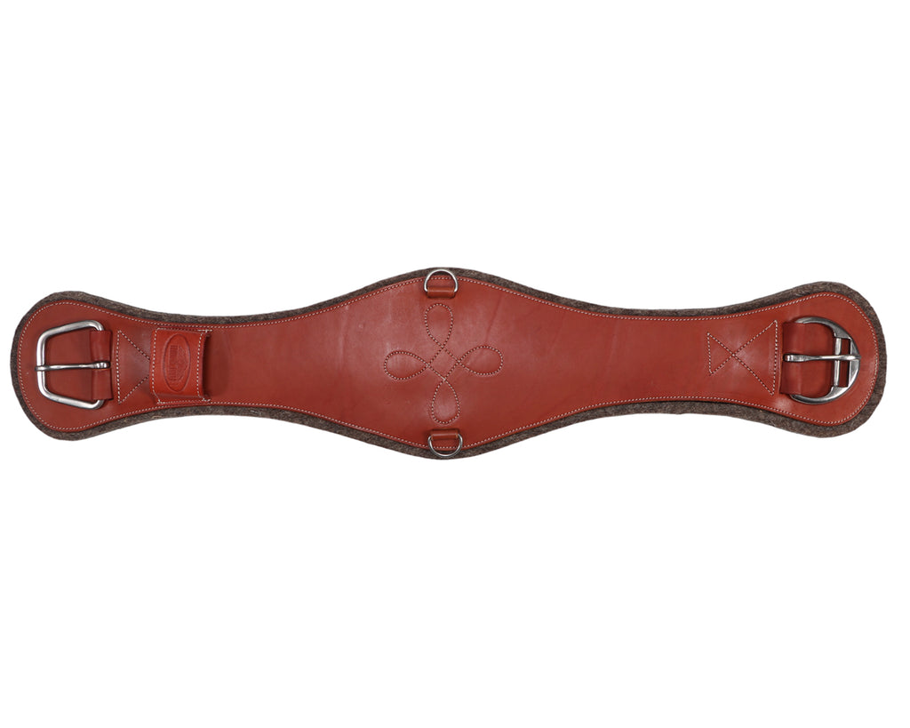 Fort Worth Leather Cinch w/Removable Felt Lining