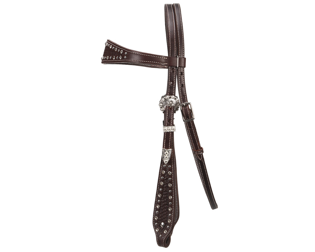 Fort Worth Basket Weave Jewel Headstall