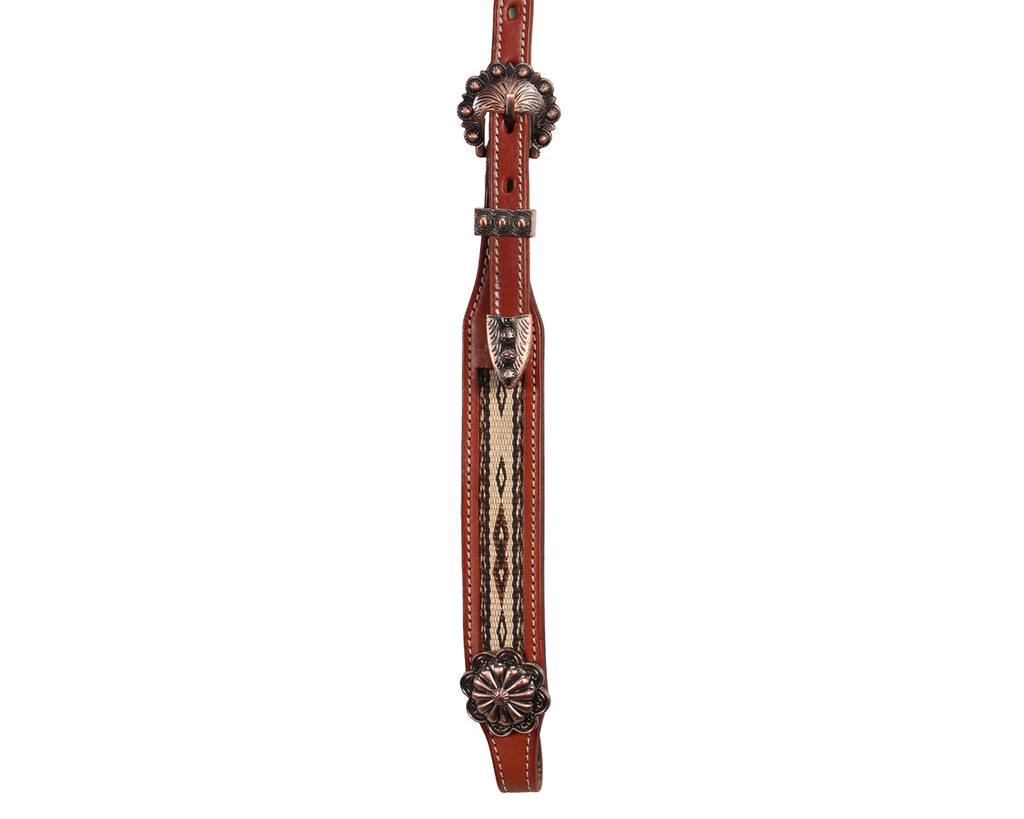 Fort Worth Navajo Brow Headstall - Light Brown