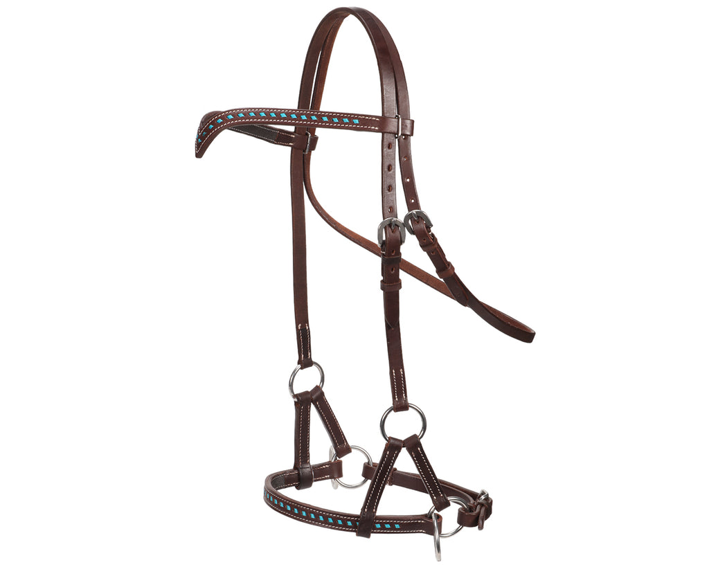 Fort Worth V Brow Side Pull Headstall