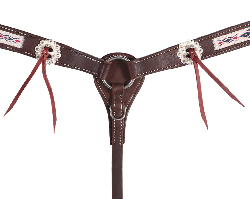 Fort Worth Navajo Insert Breastcollar - Brown