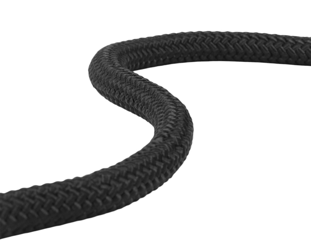 Fort Worth Mecate Lunge Line w/Horsehair - 22' long in Black