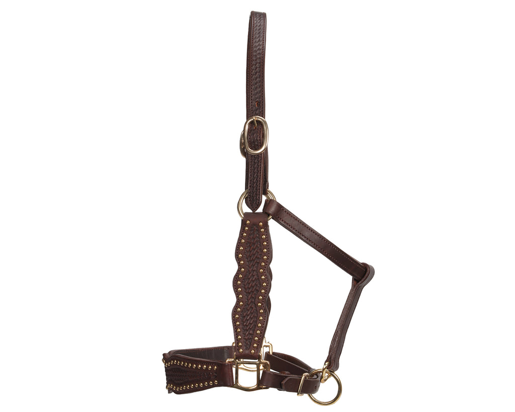 Fort Worth Basket Weave Leather Halter