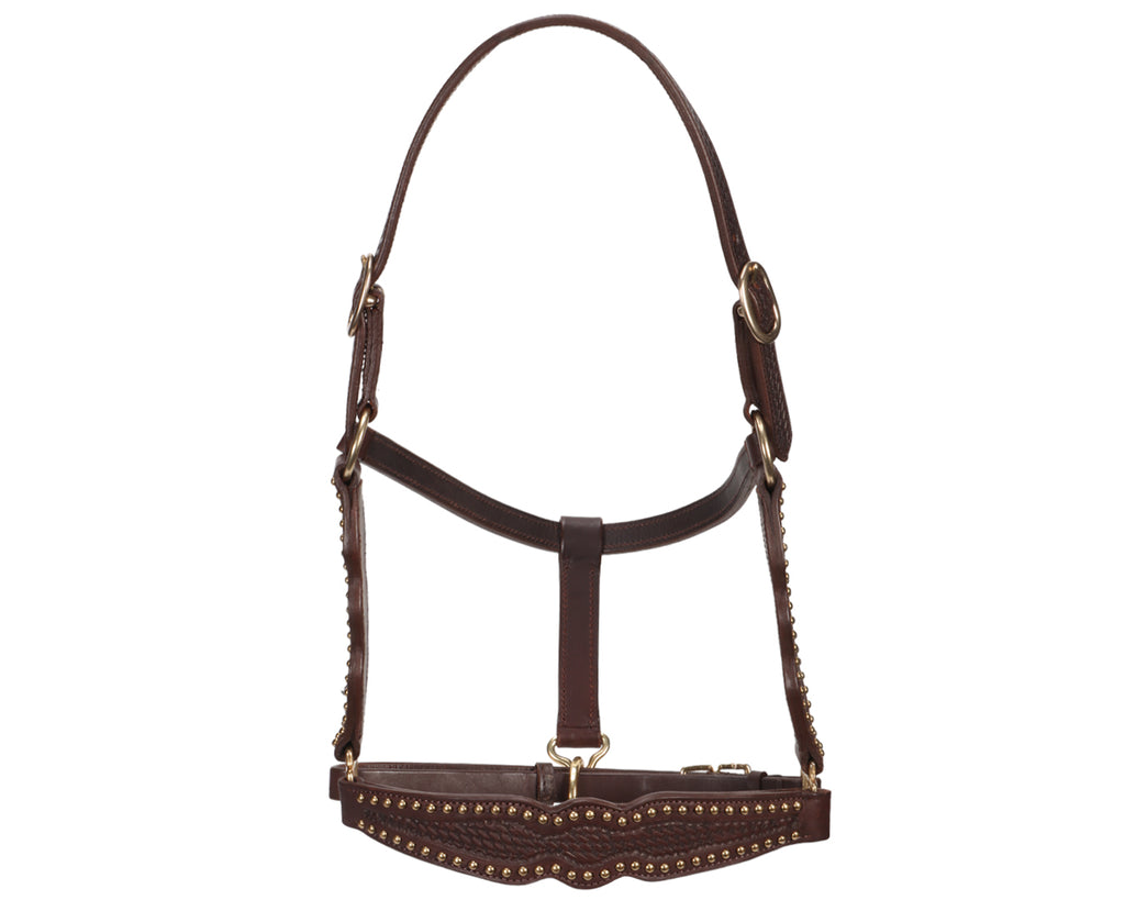 Fort Worth Basket Weave Leather Halter