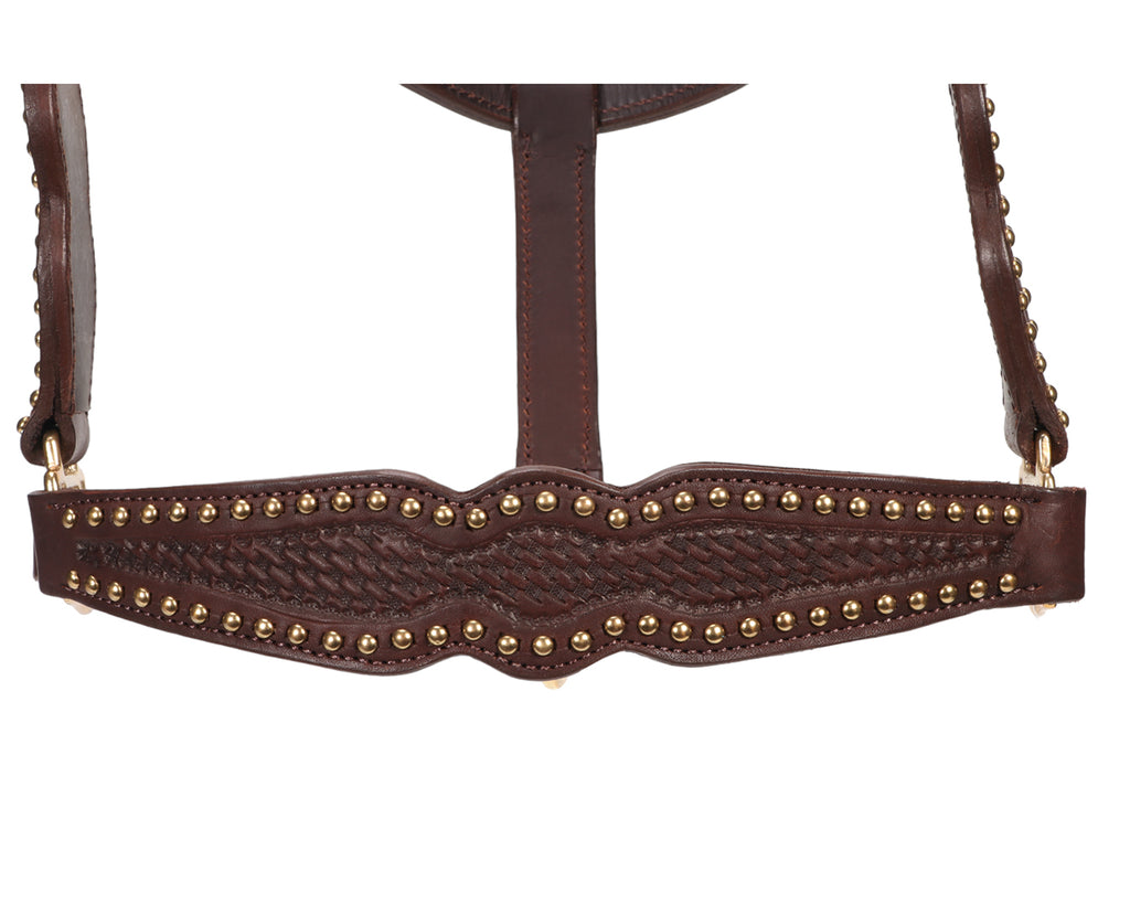 Fort Worth Basket Weave Leather Halter