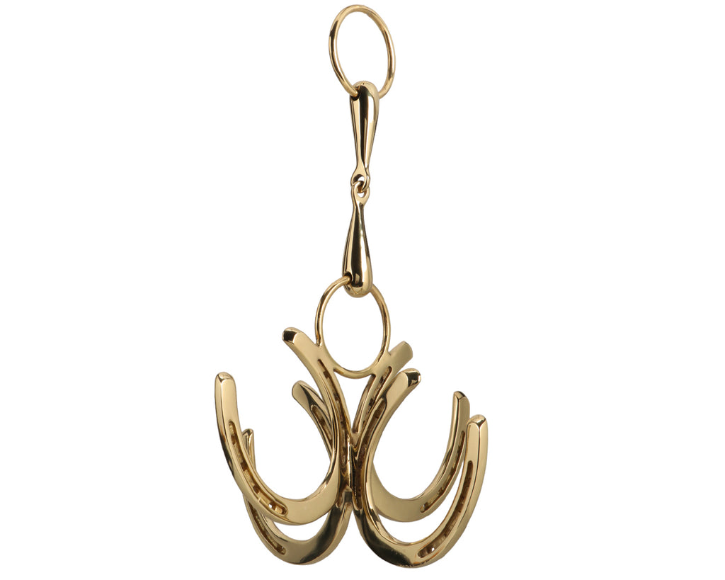 Horseshoe & Horse Bit Wall Hooks made from Brass