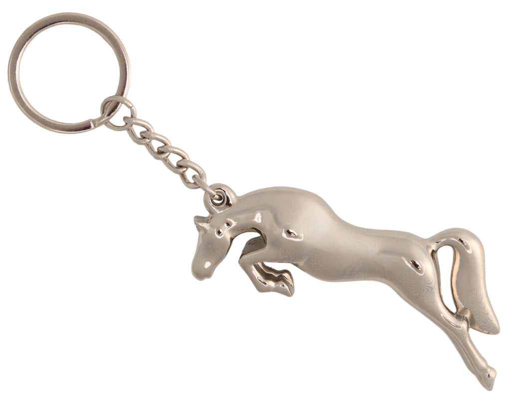 Silver Show Jumper Keyring