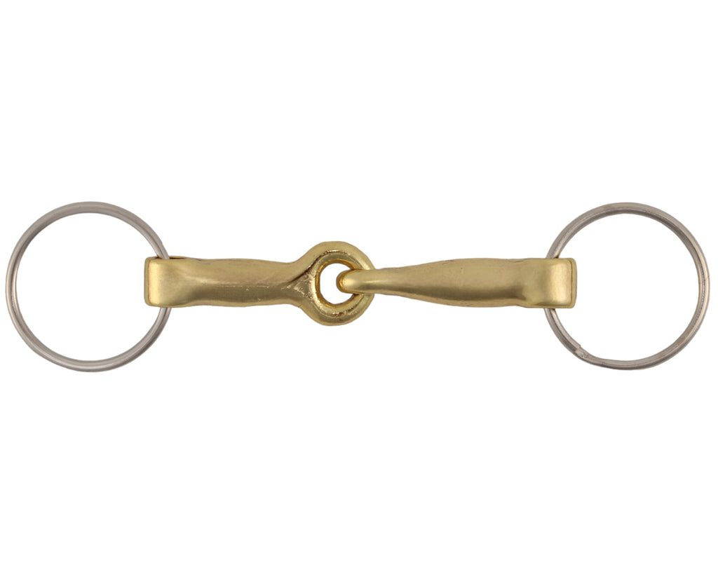 Gold Snaffle Bit Key Ring