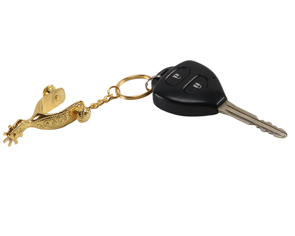 Gold Spur Key Ring