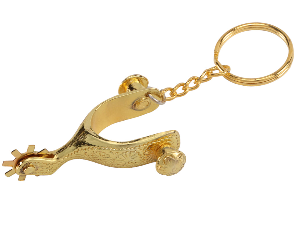 Gold Spur Key Ring