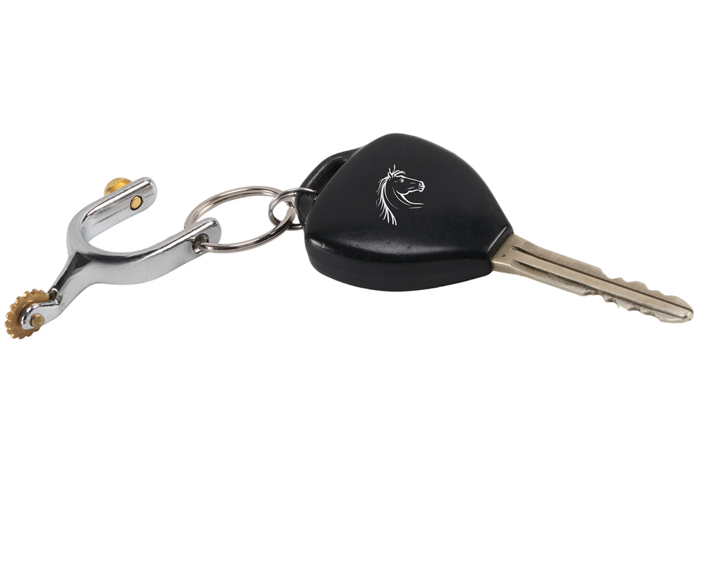 Roping Spur Key Ring