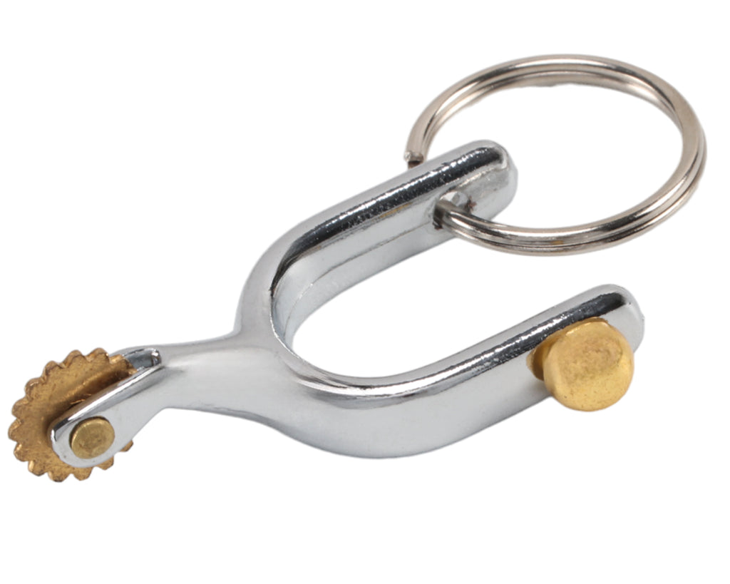 Roping Spur Key Ring