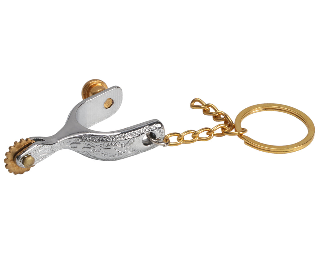 Embossed Spur Key Ring