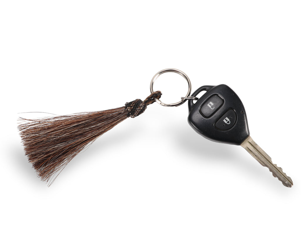 Horsehair Tassel Key Ring