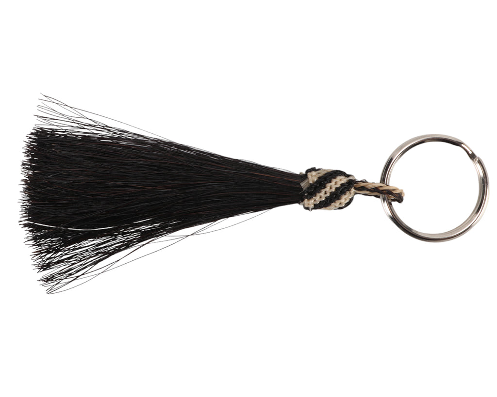 Horsehair Tassel Key Ring