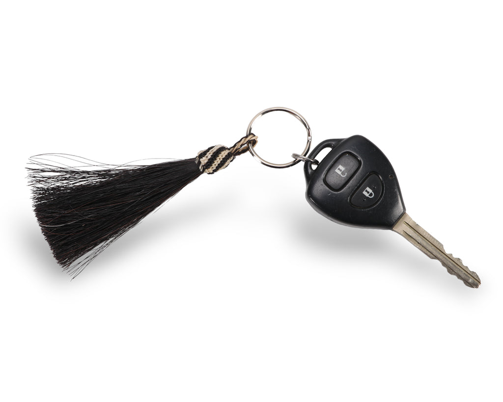 Horsehair Tassel Key Ring