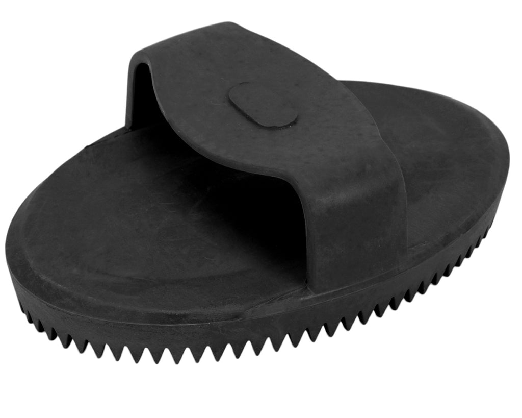 Rubber Curry Comb - Black