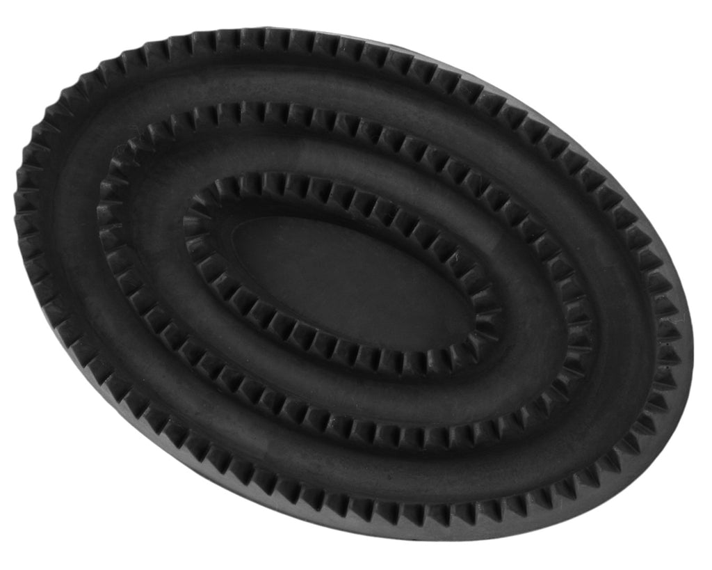 Rubber Curry Comb - Black