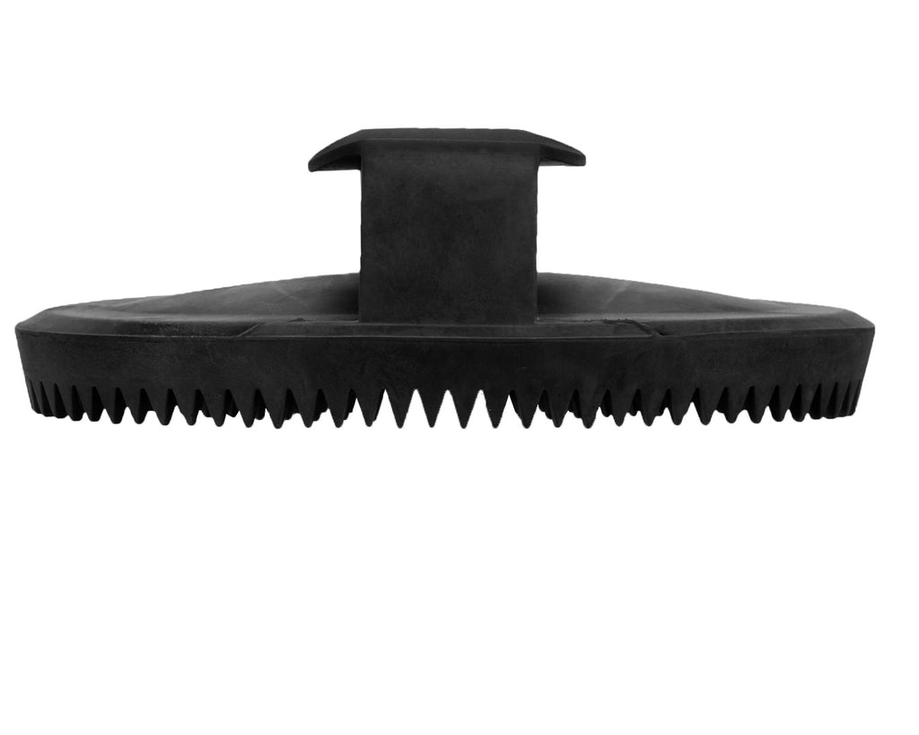 Rubber Curry Comb - Black