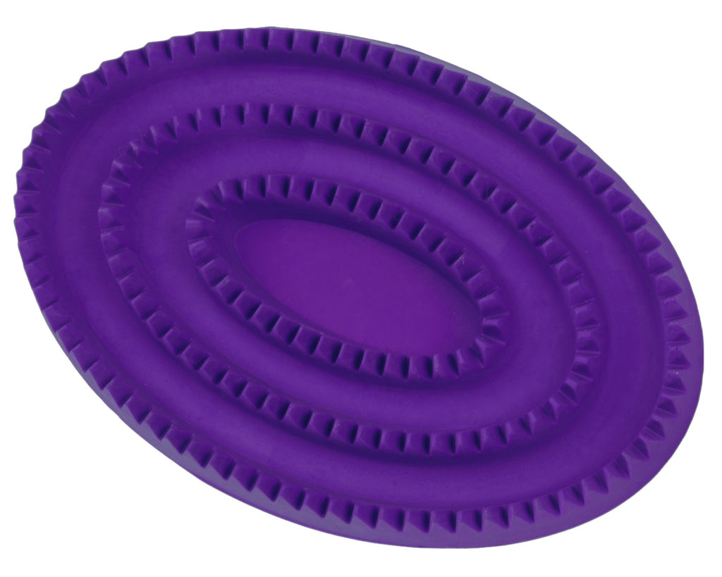 Rubber Curry Comb - Purple