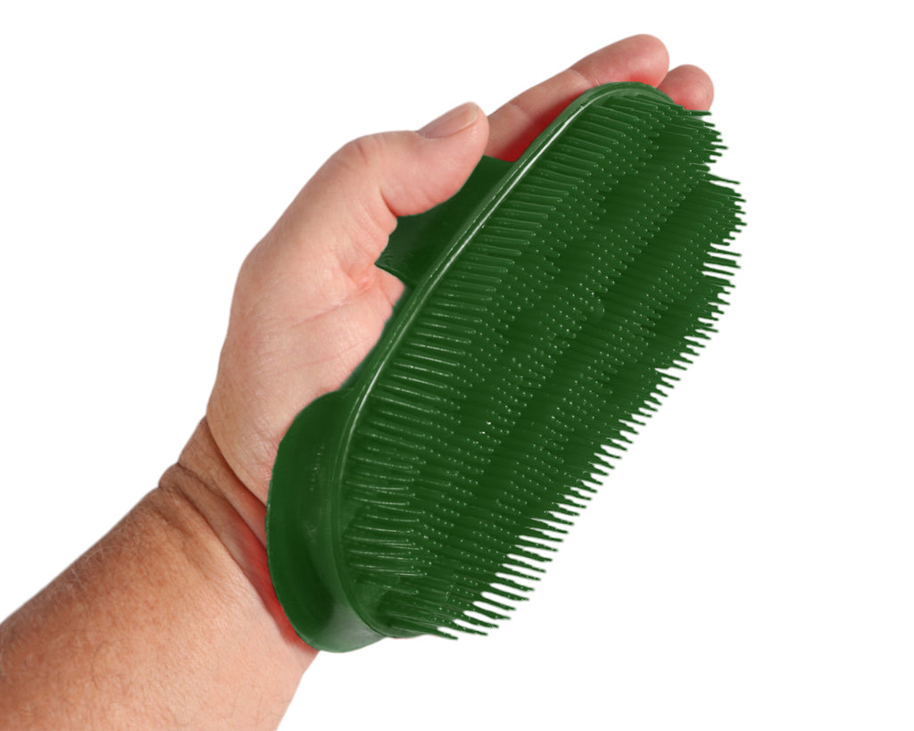 Plastic Massage Curry Comb - Green