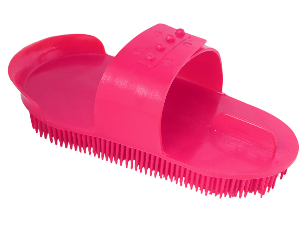 Plastic Massage Curry Comb - Pink