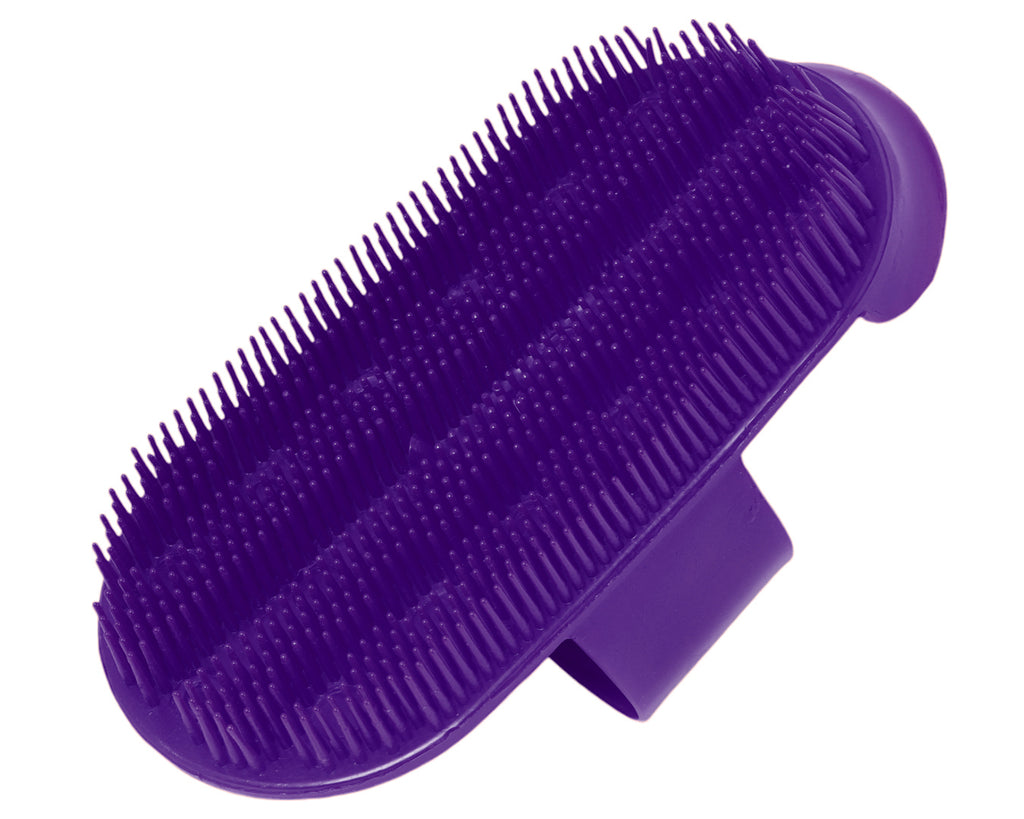 Plastic Massage Curry Comb - Purple