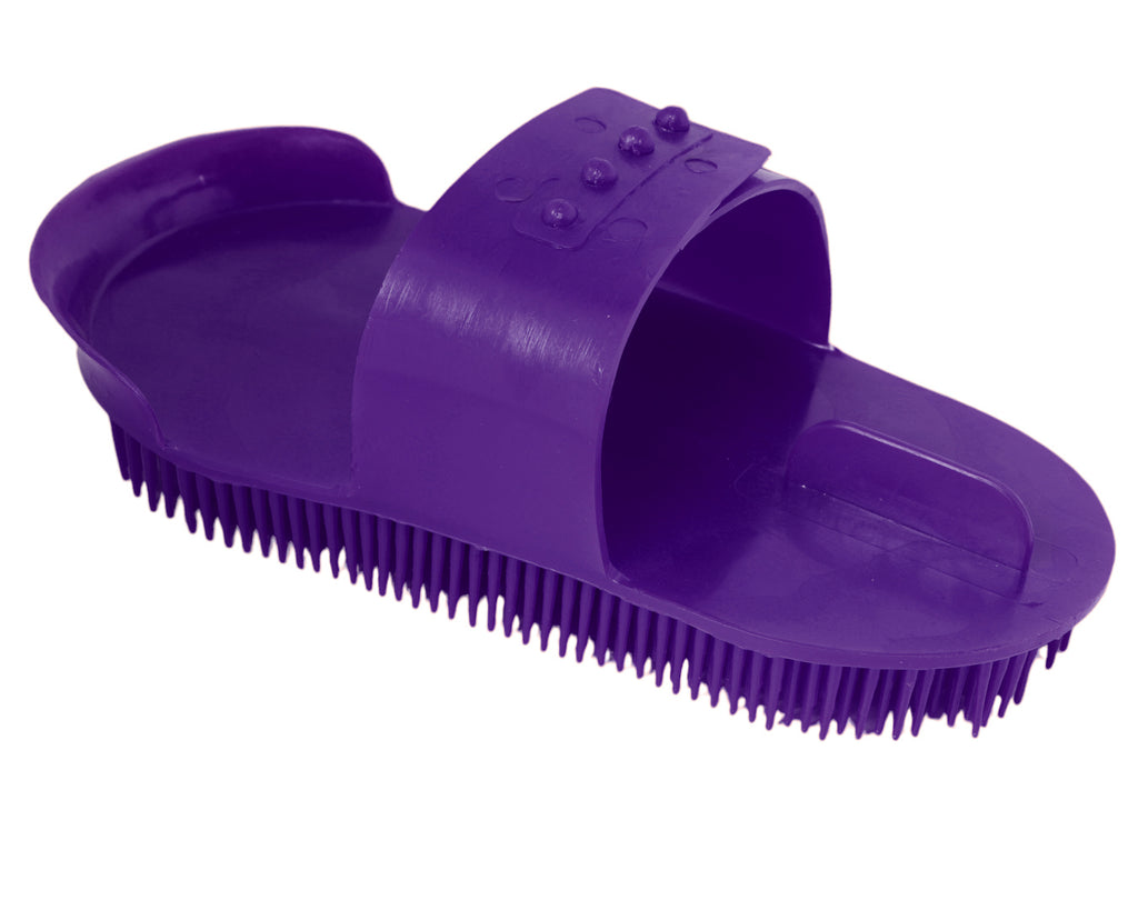 Plastic Massage Curry Comb - Purple