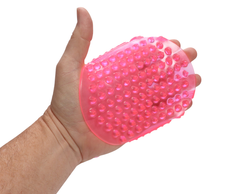 Magnetic Ball Massage Comb - Pink