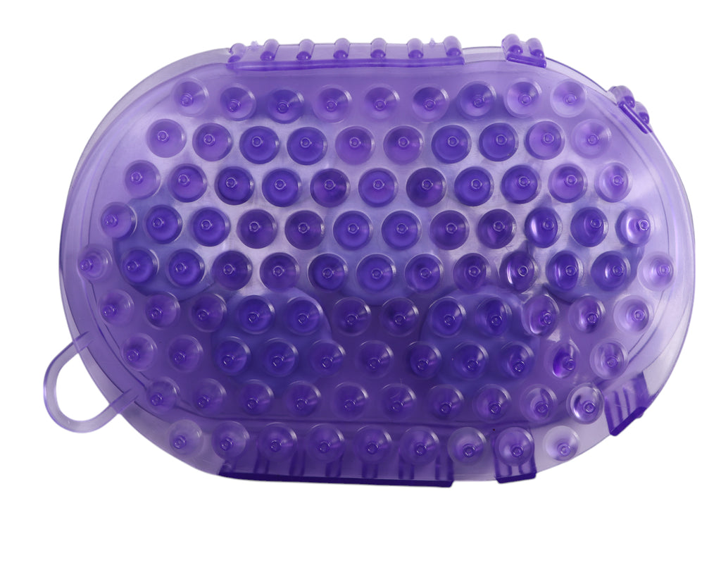 Magnetic Ball Massage Comb - Purple